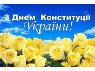 С Днем Конституции Украины
