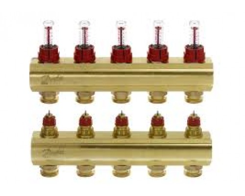 Коллектор для теплого пола Danfoss FHF 2F - 12F 
